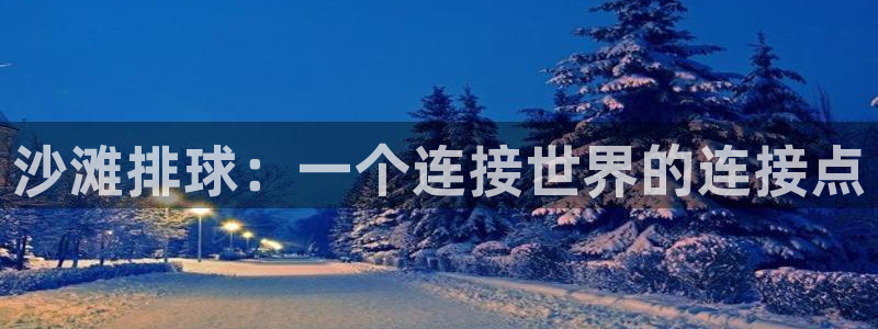 k1体育十年品牌入口:沙滩排球:一个连接世界的连接点